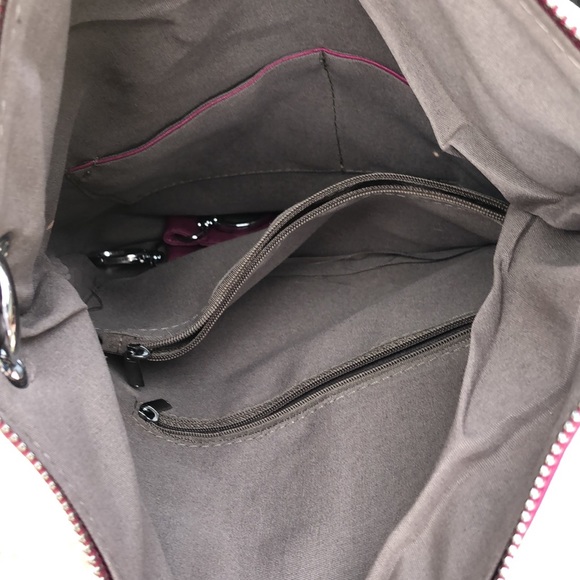 Hot pink leather purse - Picture 4 of 4